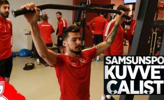 Samsunspor kuvvet çalıştı 