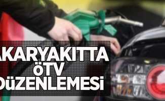 Akaryakıtta ÖTV düzenlemesi 