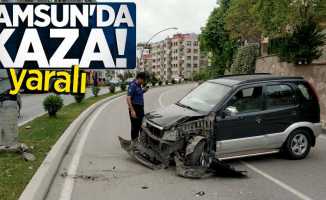 Samsun'da kaza! 1 yaralı