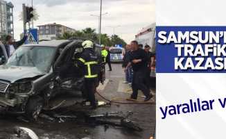 Samsun'da Trafik kazası