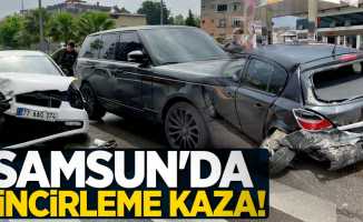 Samsun'da zincirleme kaza!