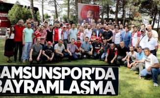 Samsunspor'da bayramlaşma 