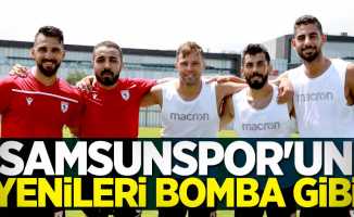 Samsunspor’un yenileri bomba gibi