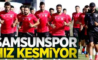 Samsunspor hız kesmiyor 