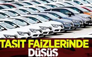 Taşıt faizlerinde düşüş