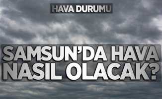 9 Aralık Pazartesi Samsun hava durumu