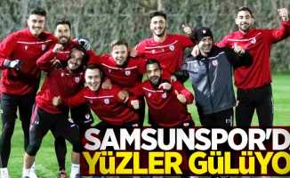 Samsunspor’da yüzler gülüyor 