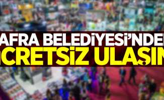 Bafra Belediyesi'nden ücretsiz ulaşım