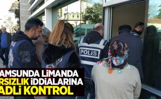 Samsun'da limanda hırsızlık iddialarına adli kontrol