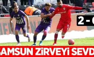 Samsun zirveyi sevdi 2-0 