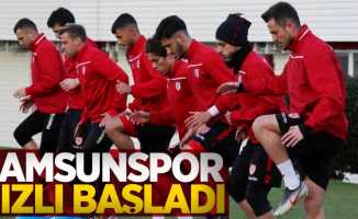 Samsunspor hızlı başladı 