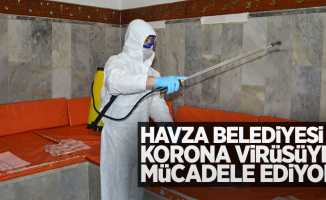 Havza korona virüsüyle mücadele ediyor