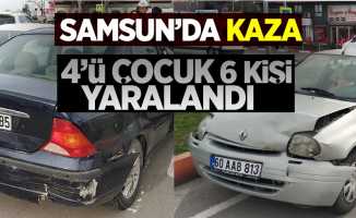 Samsun'da kaza