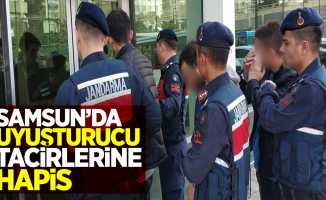 Samsun'da uyuşturucu tacirlerine hapis