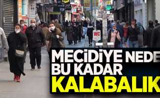 Mecidiye Caddesi koronaya rağmen hala kalabalık!