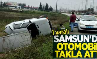 Samsun'da kaza! 1 yaralı