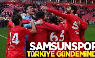 Samsunspor Türkiye gündeminde