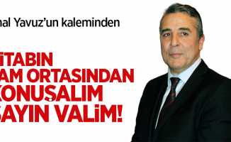 KİTABIN TAM ORTASINDAN KONUŞALIM SAYIN VALİM!