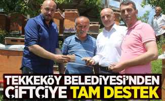 Tekkeköy Belediyesi'nden çiftçiye tam destek