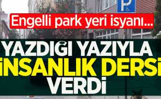 Yazdığı yazıyla insanlık dersi verdi