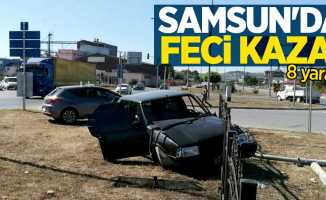 Samsun'da feci kaza! 8 yaralı