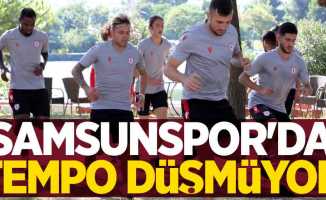 Samsunspor'da tempo düşmüyor 