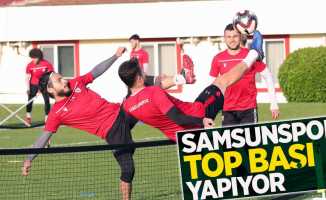 Samsunspor  topbaşı  yapıyor 