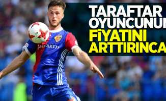 Taraftar  oyuncunun  fiyatını artırınca ... 