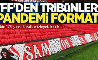 TFF'den tribünlere pandemi formatı 