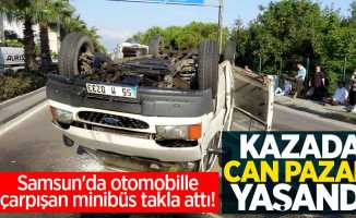 Samsun'da kazada can pazarı yaşandı