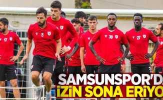 Samsunspor'da izin sona eriyor 