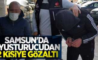 Samsun'da uyuşturucudan 2 kişiye gözaltı