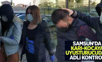 Samsun'da karı-kocaya uyuşturucudan adli kontrol