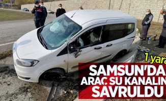 Samsun'da trafik kazası: 1 yaralı