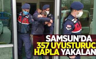 Samsun’da 357 uyuşturucu hapla yakalandı