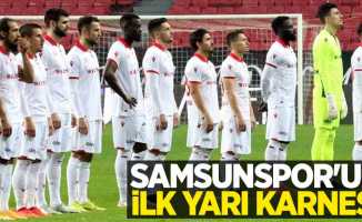 Samsunspor'un ilk yarı karnesi 