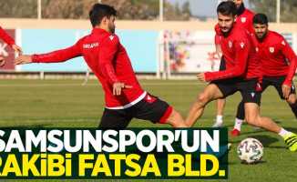 Samsunspor'un rakibi Fatsa Bld.