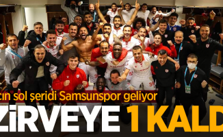 Açın sol şeridi Samsunspor geliyor 