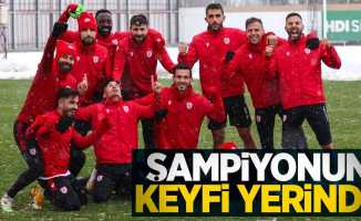 Şampiyonun keyfi yerinde 