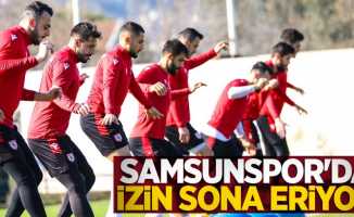 Samsunspor'da izin sona eriyor 