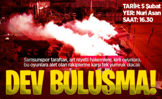 Samsunspor taraftarı tek yumruk olacak 