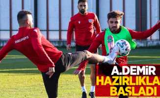 A.Demir  hazırlıkları  başladı