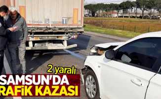 Samsun'da kaza: 2 yaralı