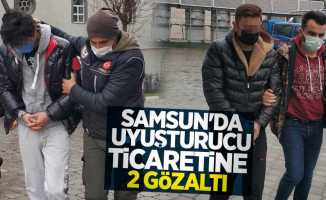 Samsun'da uyuşturucu ticaretine 2 gözaltı