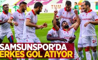 Samsunspor'da herkes gol atıyor 