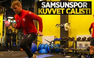 Samsunspor kuvvet çalıştı 