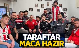 Taraftar maça hazır 