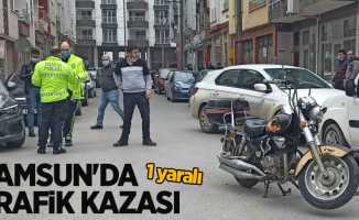 Samsun'da kaza: 1 yaralı