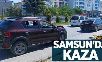 Samsun'da kaza: 1 yaralı