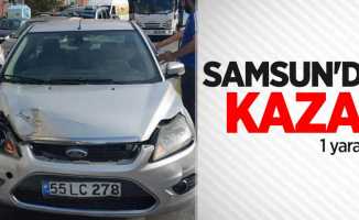 Samsun'da kaza: 1 yaralı